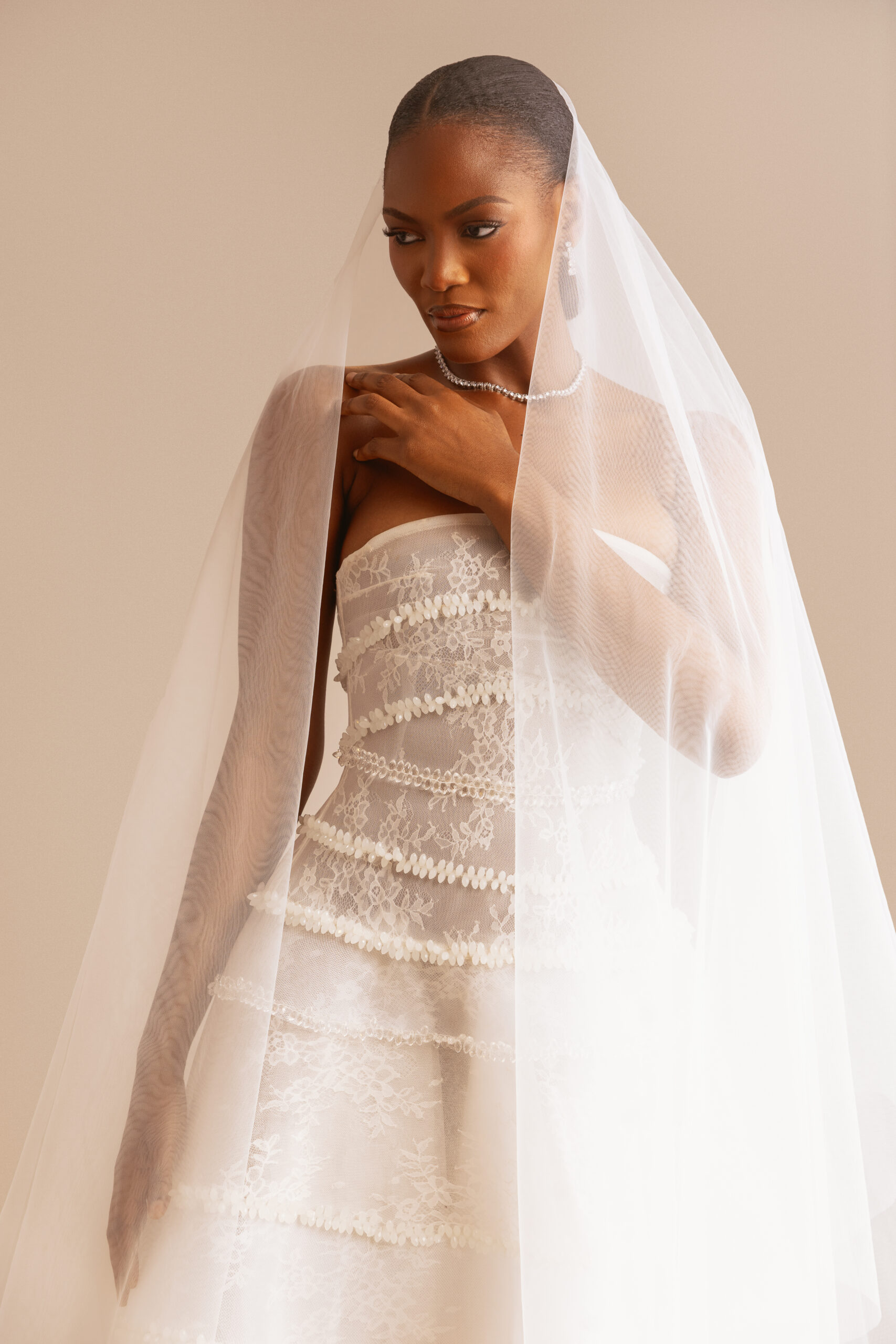 Yemi Shoyemi White Sleeveless Dress